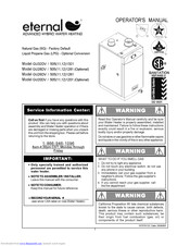 Eternal GU32DV Operator's Manual