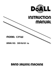 DoAll C-916S Instruction Manual
