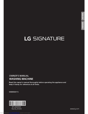 LG SIGNATURE WM9500H*A Owner's Manual