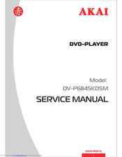 Akai DV-P6845KDSM Service Manual