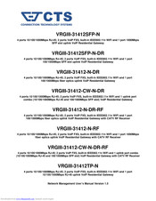 CTS VRGIII-31412-CW-N-DR User Manual