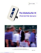 Option Audio globesurger III User Manual