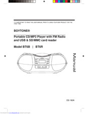 boytone BT6B User Manual