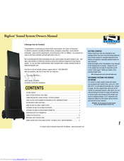 Anchor BIG-8000CU4 Owner's Manual