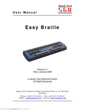Handy Tech Easy Braille User Manual