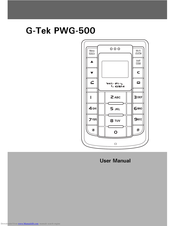 G-Tek PWG-500 User Manual