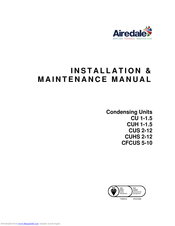 AIREDALE CFCUS 5-10 Installation & Maintenance Manual