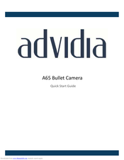 Advidia A65 Quick Start Manual
