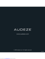 AUDEZE THE KING Manual