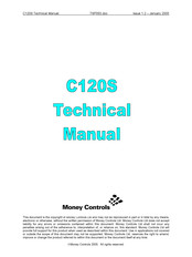Money Controls C120S Technical Manual