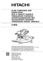 Hitachi C 8FS Handling Instructions Manual
