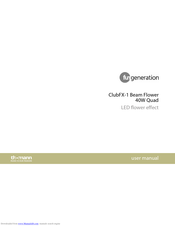 FUN GENERATION ClubFX-1 Beam Flower40W Quad User Manual