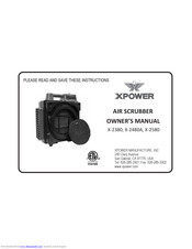 X-POWER X-2380 Owner's Manual