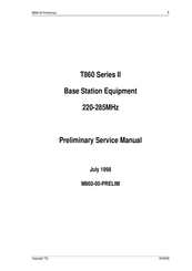 Tait T860 Series II Service Manual