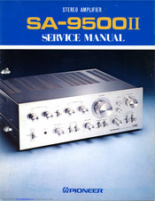 Pioneer SA-9500II Service Manual