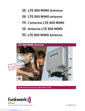Funkwerk LTE 800 MIMO Installation Instructions Manual
