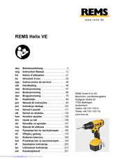 REMS Helix VE Original Instruction Manual