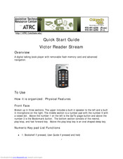 Humanware Victor Reader Stream Quick Start Manual