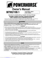 Powerhorse M799215B.1 Owner's Manual