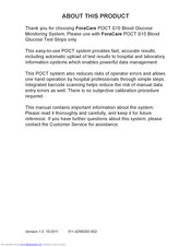 ForaCare POCT S10a Instruction Manual