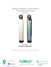 HydroLogic W-MFI1665GET Operation & Maintenance Manual