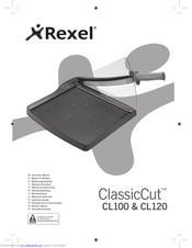 Rexel ClassicCut CL120 Instruction Manual