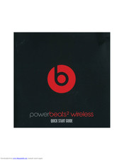Monster Beats Powerbeats2 wireless Quick Start Quide