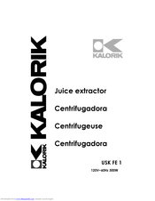 Kalorik USK FE 1 Operating Instructions Manual