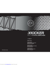 Kicker Zx200 4 Manuals Manualslib