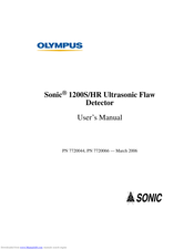 Olympus Sonic 1200S/HR User Manual