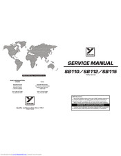 YORKVILLE SB115 Service Manual
