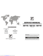 YORKVILLE SB110 Service Manual