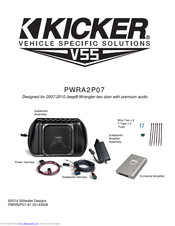 Kicker PWRA2P07 Manual