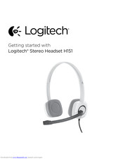 Logitech H151 Getting Started