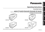 Panasonic AW-E350E Operating Instructions Manual