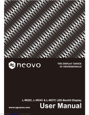 AG Neovo L-W24C User Manual