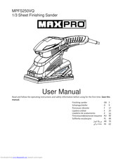 MaxPro MPFS250VQ User Manual
