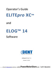 Dent Instruments ELITEpro XC Operator's Manual