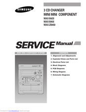 Samsung MAX-B420 Service Manual