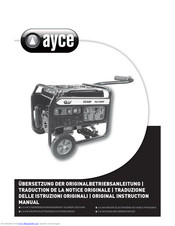 Ayce UP170 Original Instruction Manual