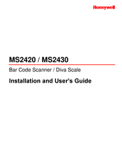 Honeywell MS2430 Installation And User Manual