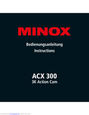 Minox ACX 300 Instructions Manual