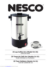 Nesco CU-25 Care/Use Manual