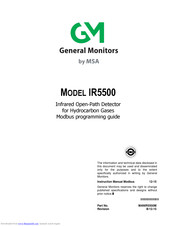 General Monitors IR5500 Programming Manual
