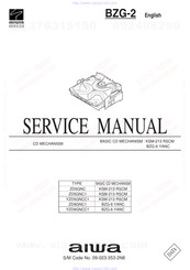 Aiwa BZG-2 Service Manual