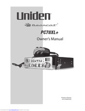 Uniden BearCat PC78XL+ Owner's Manual