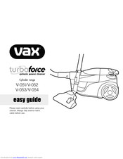 Vax V-054 Easy Manual