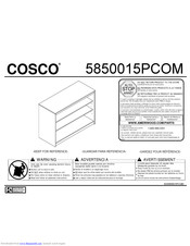 Cosco 5850015PCOM Assembly Instruction Manual