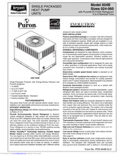 Bryant 604B Manual