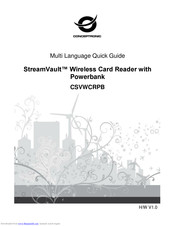 Conceptronic CSVWCRPB Quick Manual